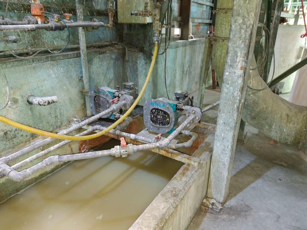 Bomba peristáltica para químico