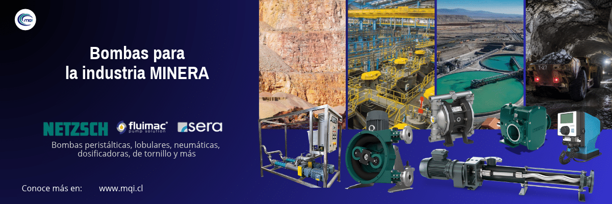 Bombas para Minería - NETZSCH, Fluimac y SERA